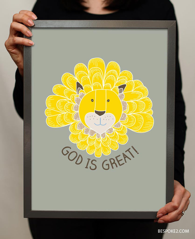 GOD IS GREAT PRINT