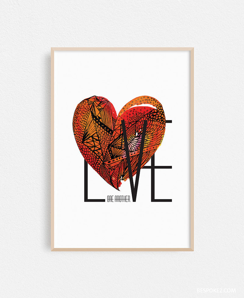 love one another print