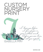 nursery scripture custom print