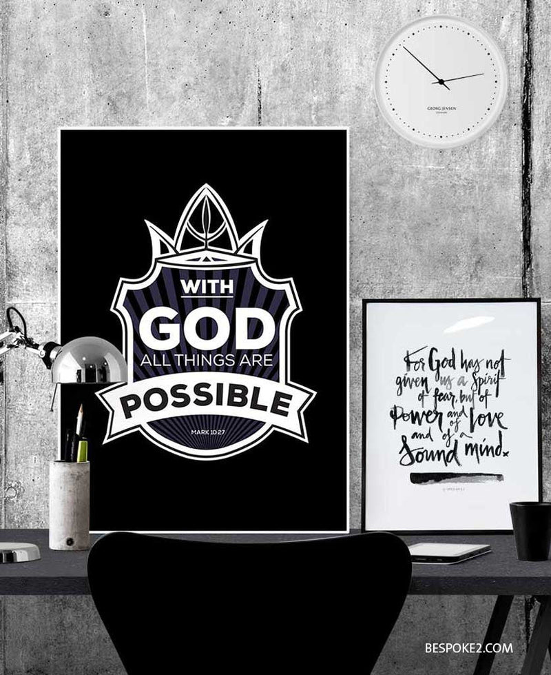 with God all things are possible