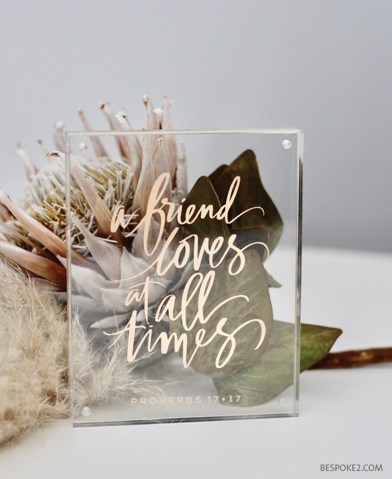 Acrylic Block - Quote