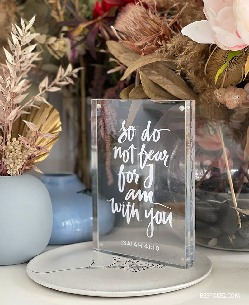 Acrylic Block - Scripture