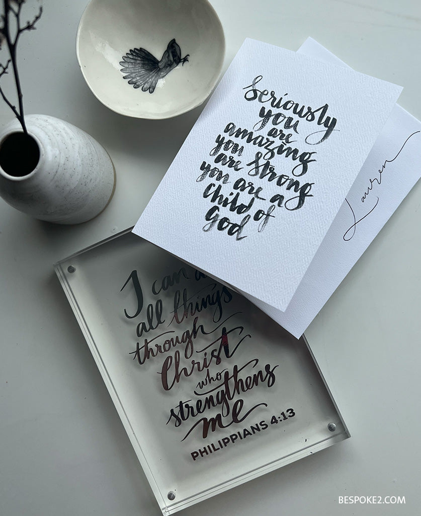 PERSONALISED + FAITH - SCRIPTURE PRINTS AND GIFTS