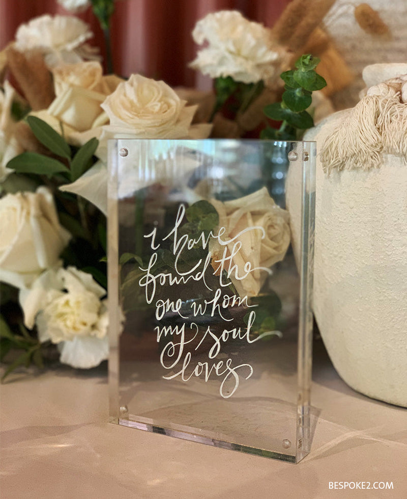 Acrylic Block - Scripture