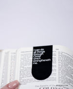 All things through Christ magnetic bookmark