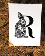 enchanted mumma rabbit print