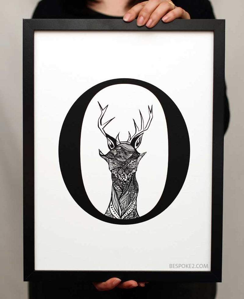 enchanted: o deer print