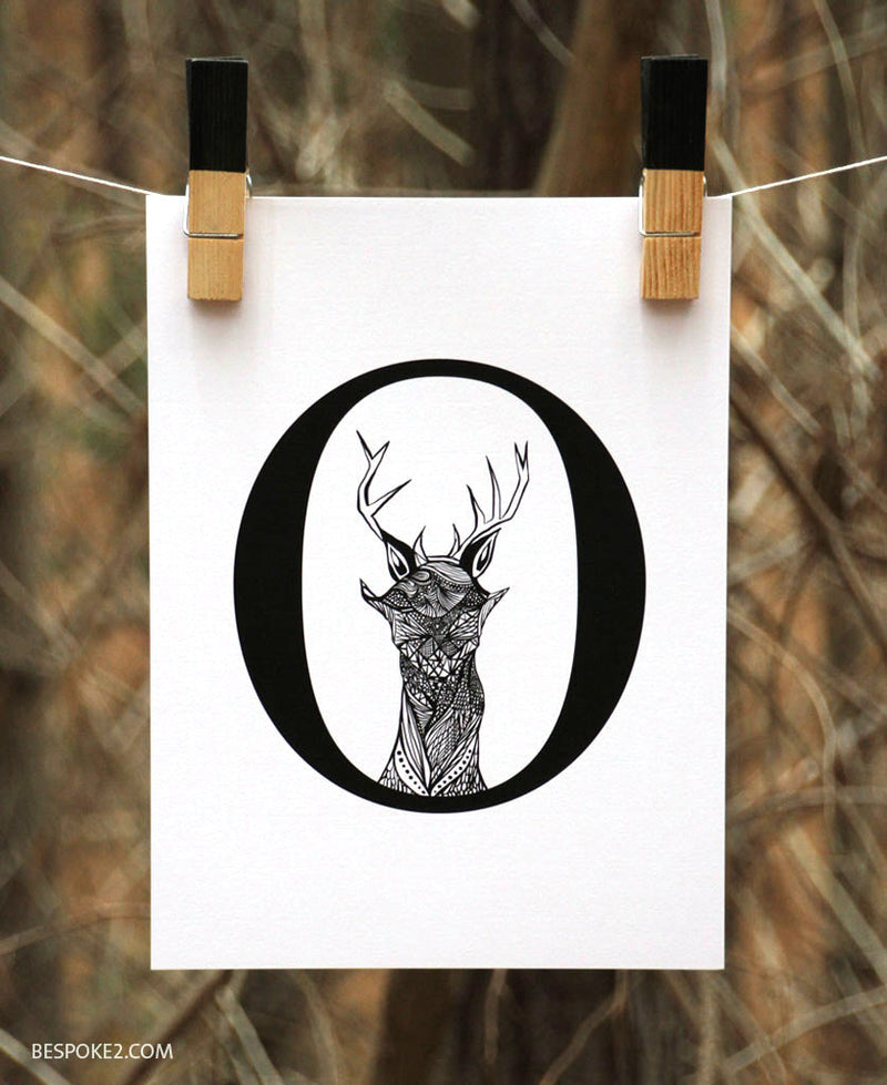 enchanted: o deer print