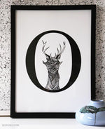enchanted: o deer print