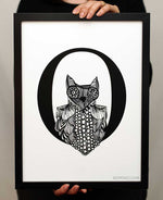 enchanted owl print
