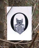 enchanted owl print
