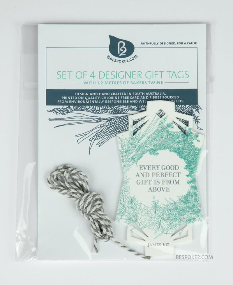 good gift designer gift tag set (includes 4)