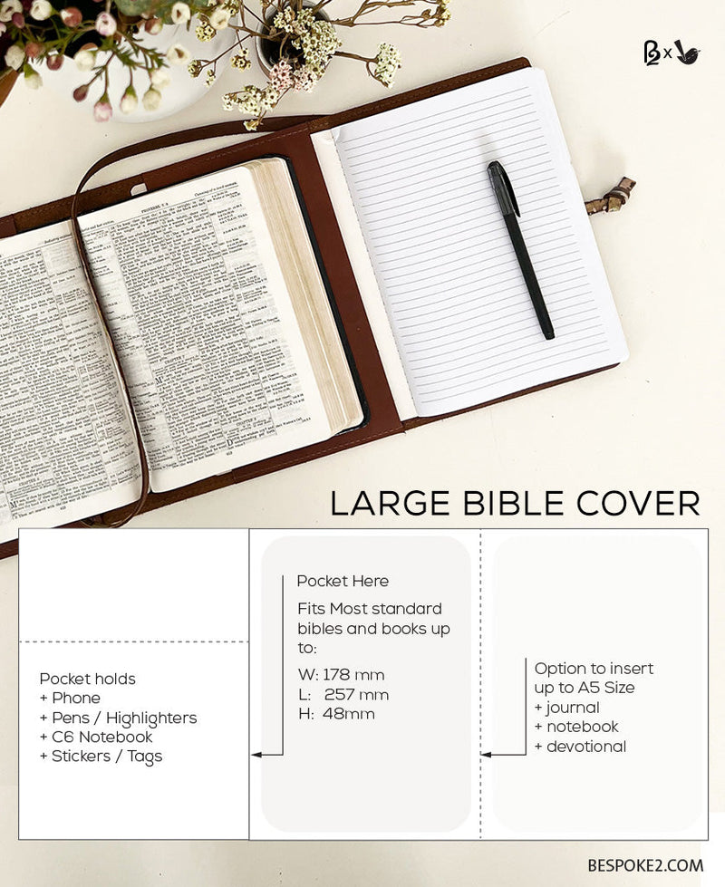 LEATHER BIBLE COVERS