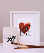 Love XO Card