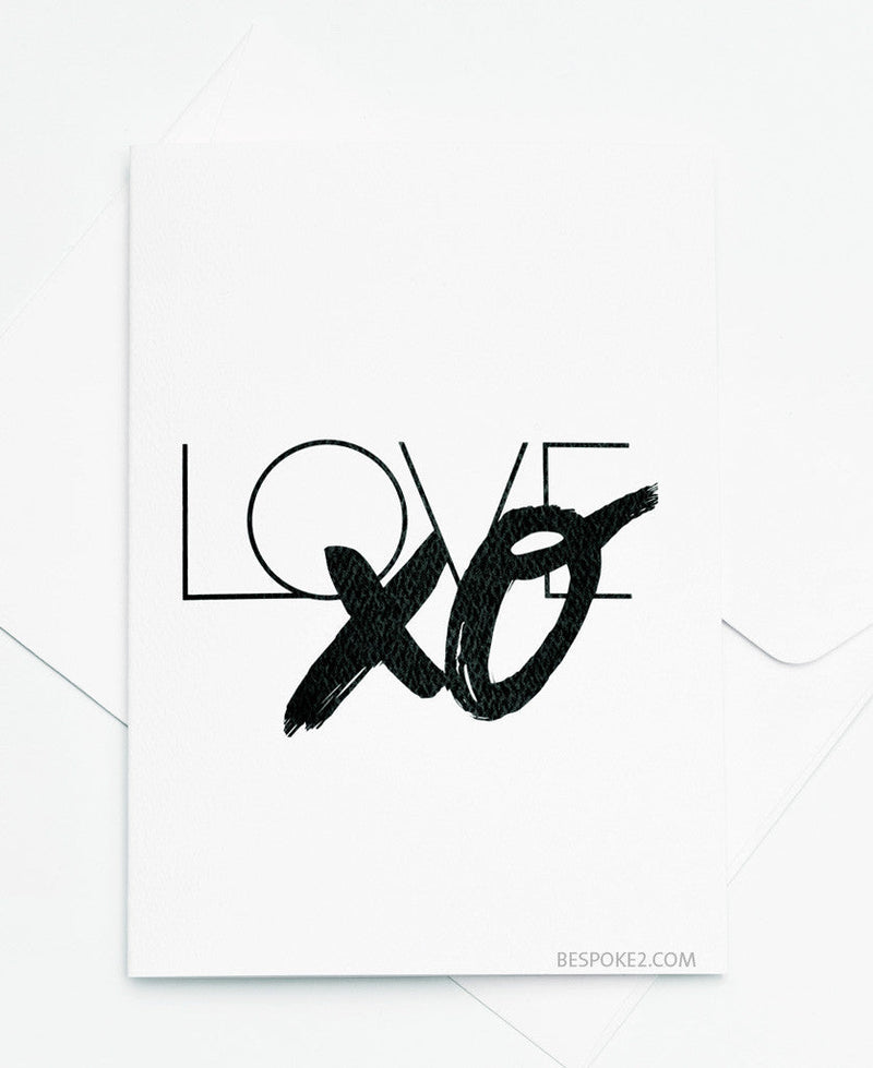 Love XO Card