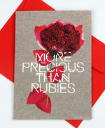 more precious than rubies card