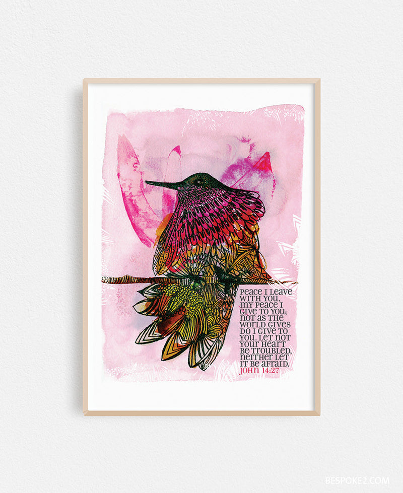 peace bird print