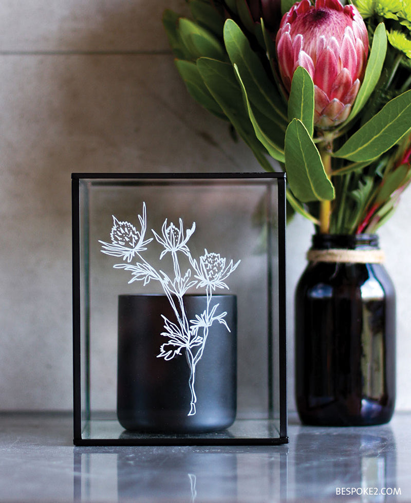 Thistle Candle Container - SOLD