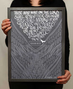 wings like eagles print