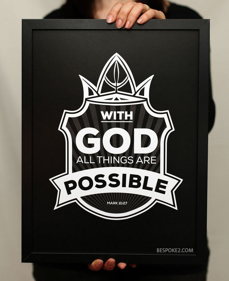 with God all things are possible